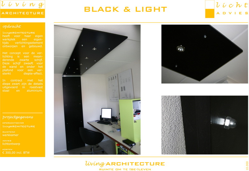 black & light | verlichting werkplek